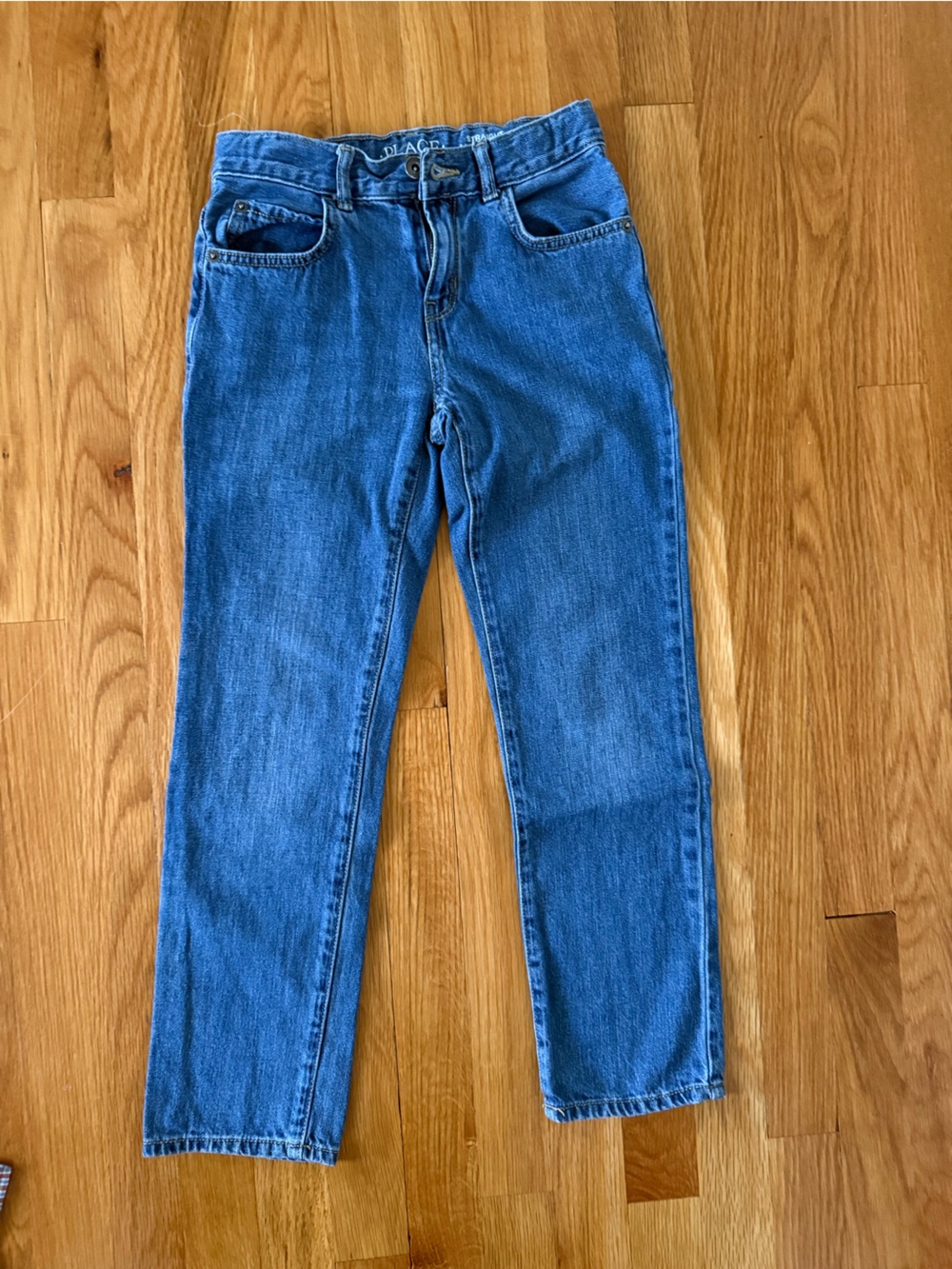 Children's Place Classic Blue Straight-Leg Jeans - Boys size 8